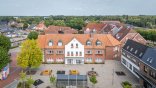 Luftbild vom Rathaus Herzlake