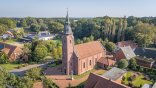 Luftbild Kirche Vinnen