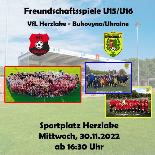 Flyer Freundschaftsspiel Herzlake