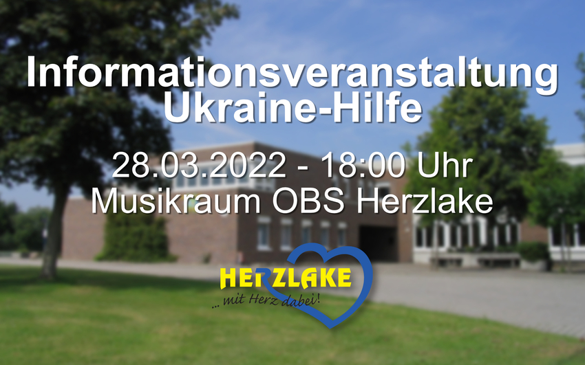 Informationsveranstaltung Ukraine-Hilfe OBS Herzlake